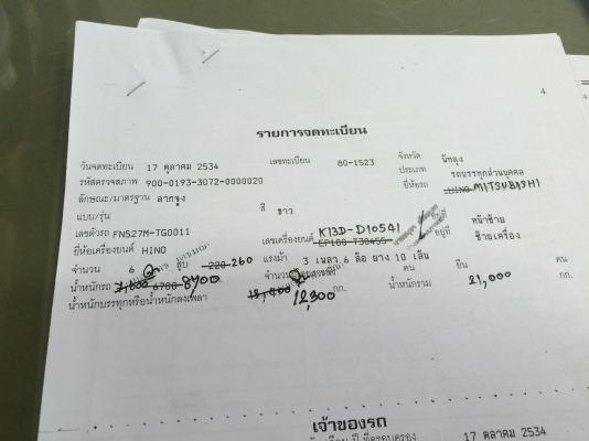 18ล้อหัวลาก260แรงและหางพื้นเรียบยาว12มติดNGV 8 ถัง...รถใช้งานอยู่ สภาพดีใช้ได้..เล่มพร้อมโอน..