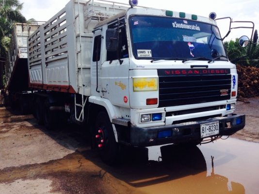 ขายนิสสัน UD เครื่อง 285 แรงม้า 2 เพลา แม่-ลูก ทำเครื่องมาใหม่ไม่กี่เดือน รถใช้งานบรรทุกปาล์มอยู่ เอาไปใช้ได้เลย ติดต่อ 081-970-1769  ราคาลดเหลือ870000 บาท
