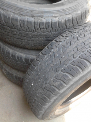 265/65R17 DUNLOP GRANDTREK  AT22 ชุด 4 เส้น ปี 2012 tel.081-427-3941