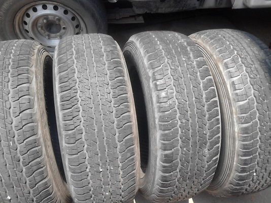 265/65R17 DUNLOP GRANDTREK  AT22 ชุด 4 เส้น ปี 2012 tel.081-427-3941