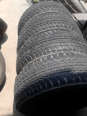 265/65R17 DUNLOP GRANDTREK  AT22 ชุด 4 เส้น ปี 2012 tel.081-427-3941