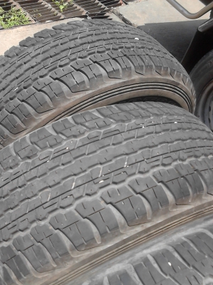 265/65R17 DUNLOP GRANDTREK  AT22 ชุด 4 เส้น ปี 2012 tel.081-427-3941