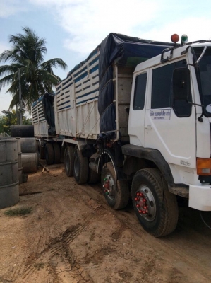 ขาย รถบรรทุก 24 ล้อ MITSU 527 แม่ ลูก ดั้ม สภาพพร้อม