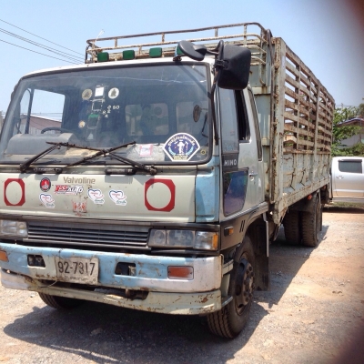 ขายรถบรรทุกหกล้อ HINO 3H เครื่องเดิม 195 แรง ปี 40 ช่วงยาว 6.50 เมตร ทะเบียนพร้อม