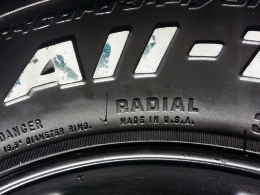 ขายยาง BF ALL  30 x 9.5 x 15  พร้อมล้อวีโก้