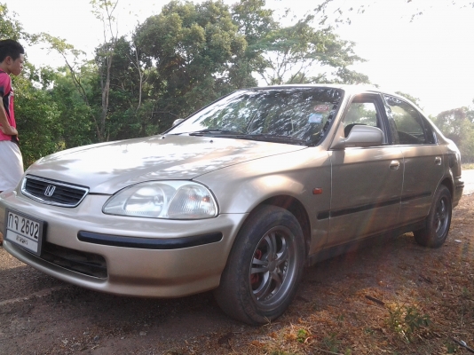 HONDA CIVIC 1.6 หัวฉีด ออโต้ เพาเวอร์ ไฟฟ้า แก้ส ปี97 ภาษี56