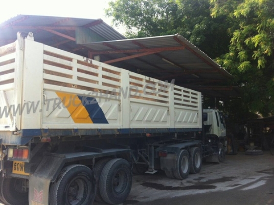 รถหัวลาก HINO และ หางเซิมิดัมพ์ 380 แรงม้า รถปีจดทะเบียน 2539