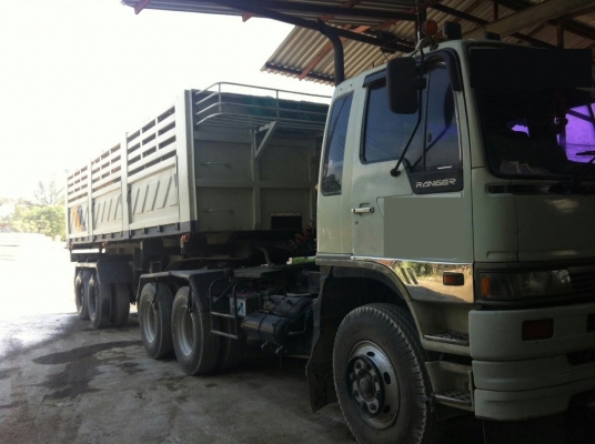 รถหัวลาก HINO และ หางเซิมิดัมพ์ 380 แรงม้า รถปีจดทะเบียน 2539
