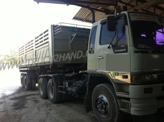 รถหัวลาก HINO และ หางเซิมิดัมพ์ 380 แรงม้า รถปีจดทะเบียน 2539