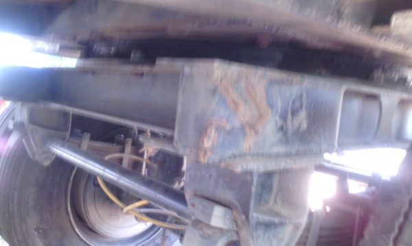 ลูกพ่วง 3 เพลาแท้ ไม่ดัมพ์ คอกเกษตร ยาว 7 เมตรปี 55