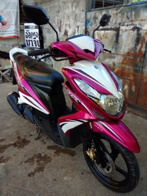 New Mio125i (ล้อแม็กซ์) รถปี56 สี ชมพู-ขาว หัวฉีดประหยัดน้ำมัน สวยๆครับ