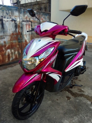 New Mio125i (ล้อแม็กซ์) รถปี56 สี ชมพู-ขาว หัวฉีดประหยัดน้ำมัน สวยๆครับ