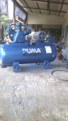 ขาย !! ปั้มลมPUMA 5แรงมอเตอร์มิตซู3่สาย (รุ่นถังใหญ่10แรง)