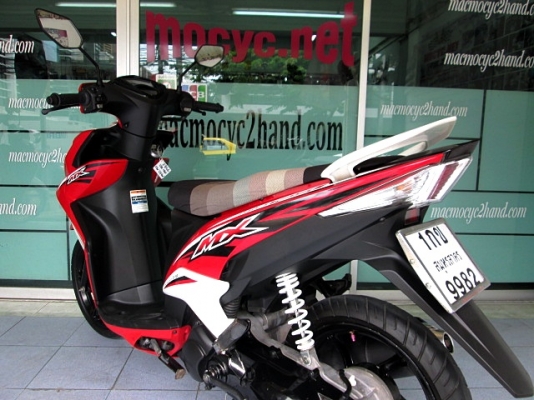 MIO 125 i MX ตัวท๊อป ล้อแมกซ์ สี ขาวแดงยอดนิยม ขายดี รถเดือน กันยายน ปี56 ไมล์ 8 พันโล แถม 2 รายการ 26900