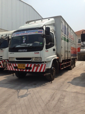 ขายด่วน  รถสิบล้อเพลาเดียวตู้แห้ง  ISUZU  DEGA  200  พร้อมใช้งาน  เอกสารพร้อม