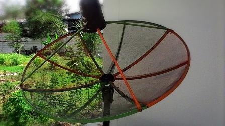 ขายจานดาวเทียม+หัวรับแบบ2จุด