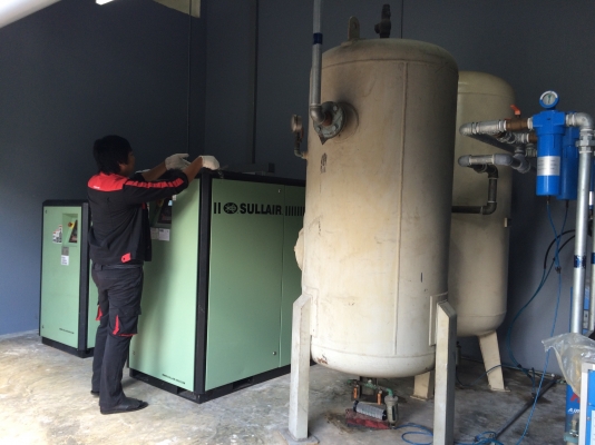 Sale Air Compressor , Overhaul Screw , Air dryer &amp; ติดตั้ง , ตรวจเช็คเครื่องประจำปี Service contract , ถังลมขนาด 50-20,000 ลิตร