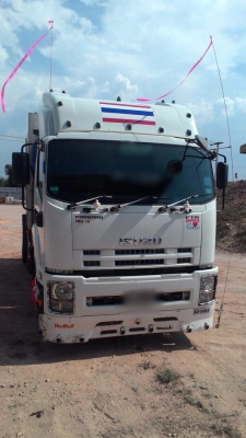 รถอีซูซุ 6 ล้อดั้ม FTR  240 แรงม้า. ปี 53 ( รถวิ่ง 16x,xxx กว่า กม. )   สนใจติดต่อ  081 - 6079515