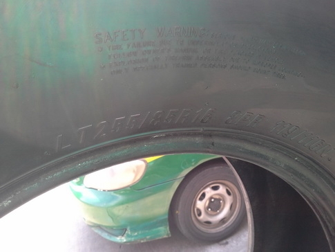 Maxxis Bighorn 265/75/16 ปี09 สภาพดี 1ชุด