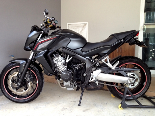 ขาย CB650f ปี2014 พร้อมทะเบียน วิ่งน้อย ราคา 259000 บาท (รับเทริ์น จัดไฟแนนท์)