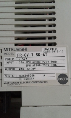 อินเวอร์เตอร์ 7.5 k.w มิซูบิชิ
