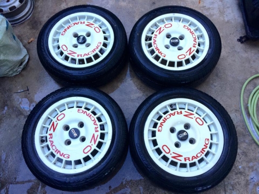 ขายล้อoz แท้อิตาลี สีเดิมสติกเกอร์เดิม สวยๆ