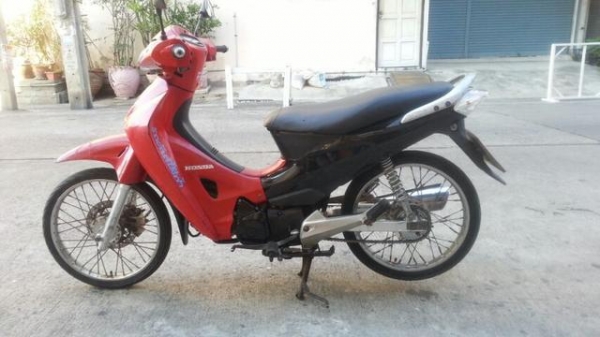 Honda wave125s สีแดง ยูบอก ไมดิจิตอล เครื่องดี 14500