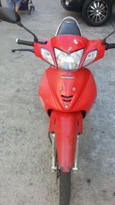 Honda wave125s สีแดง ยูบอก ไมดิจิตอล เครื่องดี 14500