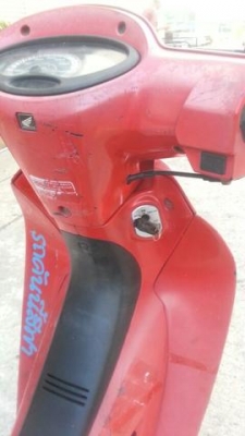 Honda wave125s สีแดง ยูบอก ไมดิจิตอล เครื่องดี 14500