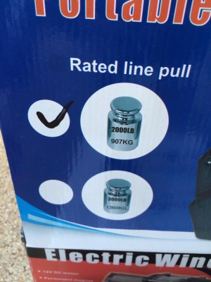 ขายวินซ์ไฟฟ้า12v  2000ปอนด์ แบบพกพา รีโหมดไร้สาย
