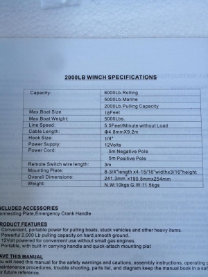 ขายวินซ์ไฟฟ้า12v 2000ปอนด์ แบบพกพา รีโหมดไร้สาย ขายวินซ์ไฟฟ้า12v 2000ปอนด์ แบบพกพา รีโหมดไร้สาย