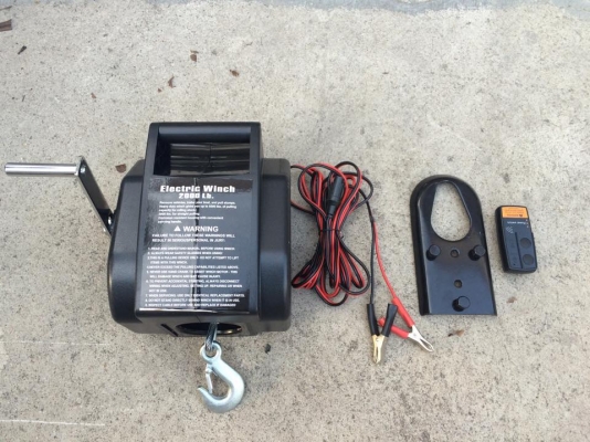 ขายวินซ์ไฟฟ้า12v 2000ปอนด์ แบบพกพา รีโหมดไร้สาย