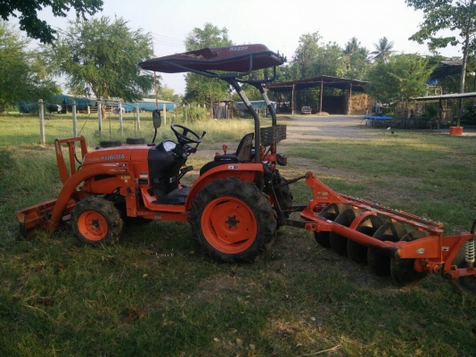 คูโบต้า B2420 พร้อมใบมีดผานพรวนผานบุกอุปกรณ์3อย่างไปเลยครับ190000