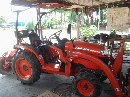 คูโบต้า B2420 พร้อมใบมีดผานพรวนผานบุกอุปกรณ์3อย่างไปเลยครับ190000