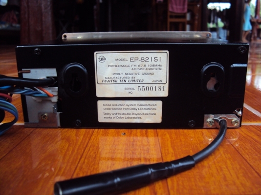 ขายวิทยุติดรถยนต์  FUJITSU TEN รุ่นเก่าสภาพใหม่แกะกล่อง