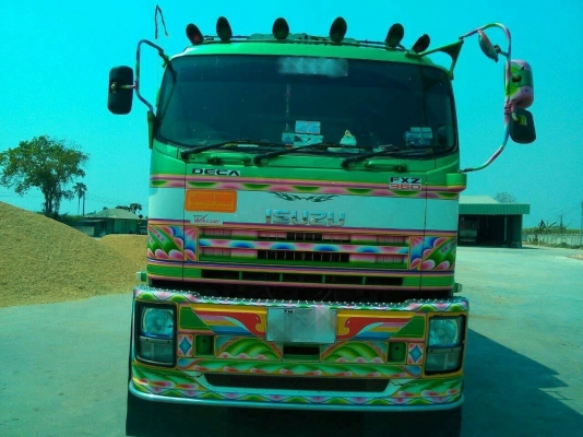 ขายรถบรรทุก 24 ล้อพ่วงแม่ลูกดัมพ์ ISUZU DECA 360 แรงม้าปี 2554 ลูกพ่วง 3 เพลา ราคา 2800000