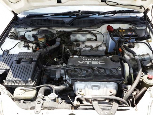 Honda civic ตัว top เครื่อง vtec เกียร์ออโต้ airbag abs สีขาว type r รถสวย วิ่งน้ำมัน