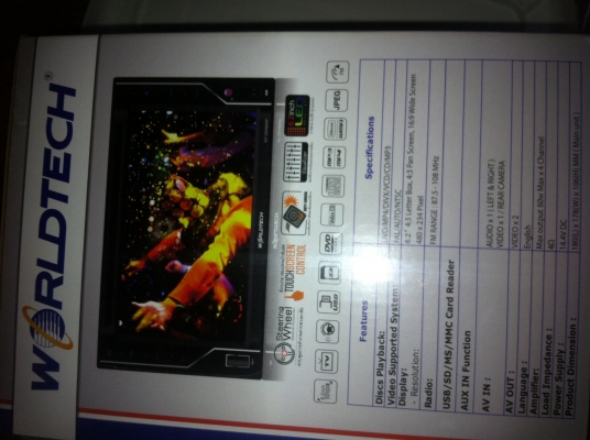 ขาย เครื่องเล่น DVD 2din ของใหม่