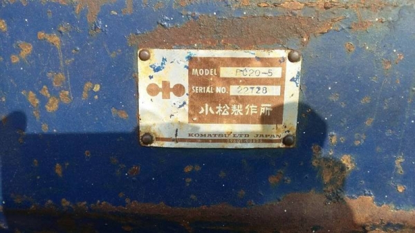KOMATSU  pc  20-5ราคา 129,000ยากขาย  100,000 ขายเลย