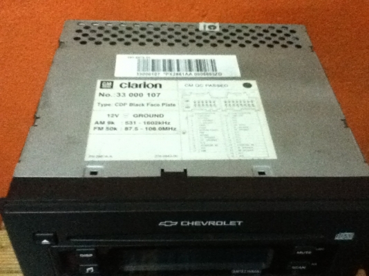 ขายวิทยุเดิม Chevrolet เล่น CD,MP3,FM,AM สภาพเครื่องสวย ขายถูกๆ 1200.-
