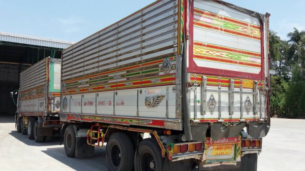 ขายรถบรรทุก 24 ล้อพ่วงแม่ลูกดัมพ์ ISUZU DECA 320 แรงม้าปี 2549 ลูกพ่วง 3 เพลา ราคา 2250000