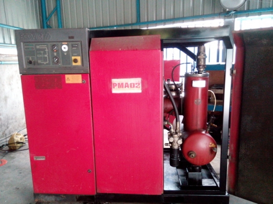 ปั้มสกรูเยอรมันแท้ ecoair 100 แรง