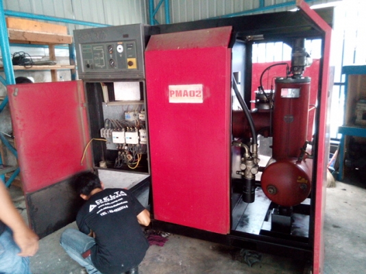 ปั้มสกรูเยอรมันแท้ ecoair 100 แรง