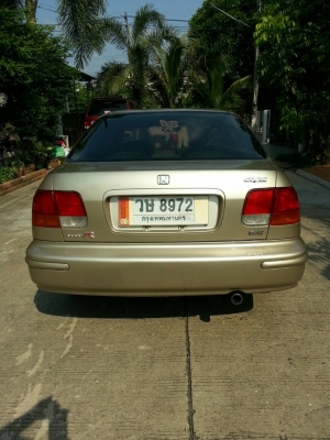 HONDA CIVIC EXI 1600 CC AUTO ปี 96 สีน้ำตาล แอร์ DVD แม็กซ์ เพาว์เวอร์ ล็อคไฟฟ้า - กระจกไฟฟ้า ไม่เคยติดแก๊ส