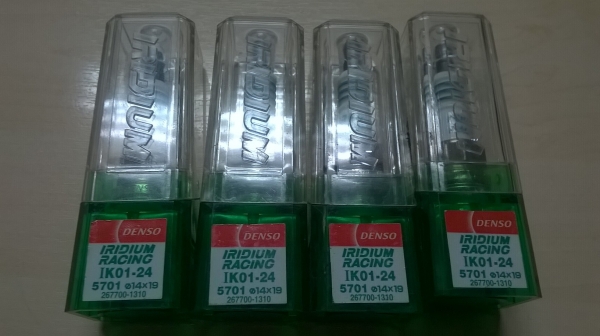 หัวเทียนซิ่ง iridium denso ik01-24 4หัว 4200บาท
