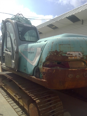 รถขุด KOBELCO SK200-3  S/N YN-23308   6923HR  2000Y รถเข้าไทยแล้วครับ