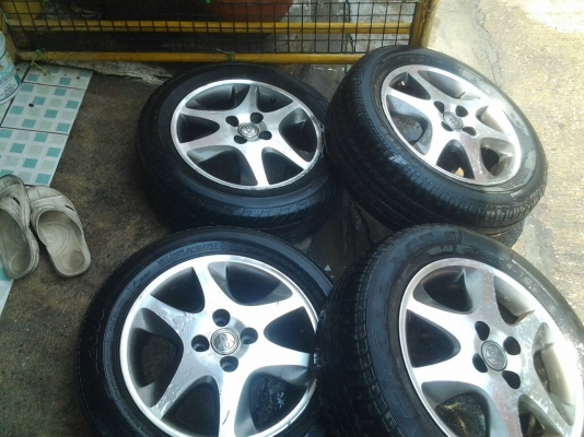 ขายล้อแม็กขอบ15 4รู100พร้อมยาง ต่อรองได้ครับ ขายล้อแม็กขอบ15 4รู100พร้อมยาง ต่อรองได้ครับ