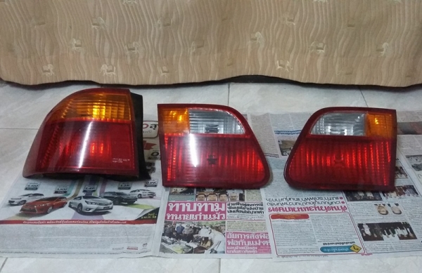 ไฟท้าย,Civic ตาโต Lev 99-00 ทับทิมคู่1,200 ข้างซ้าย1,000