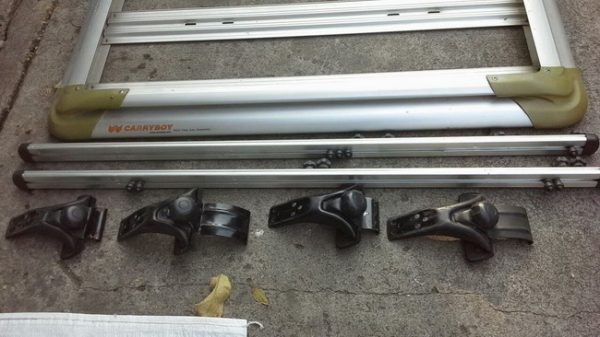 แร็กหลังคาพร้อมขายึด