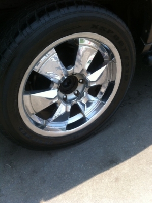 ล้อขอบ 20 โครมเมี่ยม พร้อมยางปี 12 ล้อขอบ 20 โครมเมี่ยม พร้อมยางปี 12